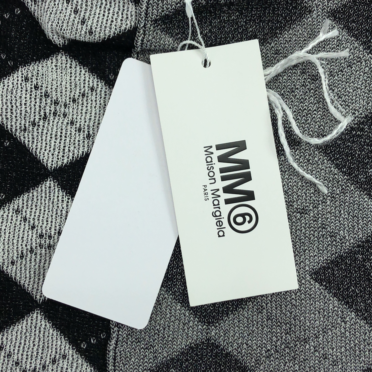 MM6 Maison Margiela / エムエムシックスメゾンマルジェラ Namacheko no sleeve slash marble vest レーヨン コットン混 マーブル ニットベスト