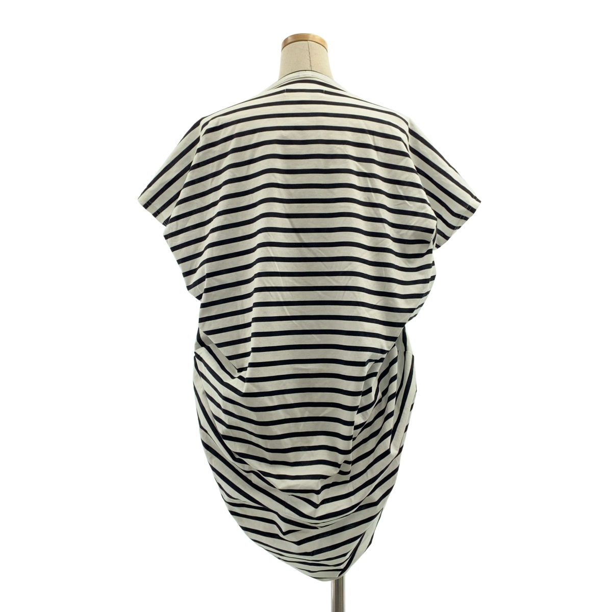 JUNYA WATANABE COMME des GARCONS / ジュンヤワタナベ ボーダー 変形 編み込み オーバーシルエット ブラウス トップス