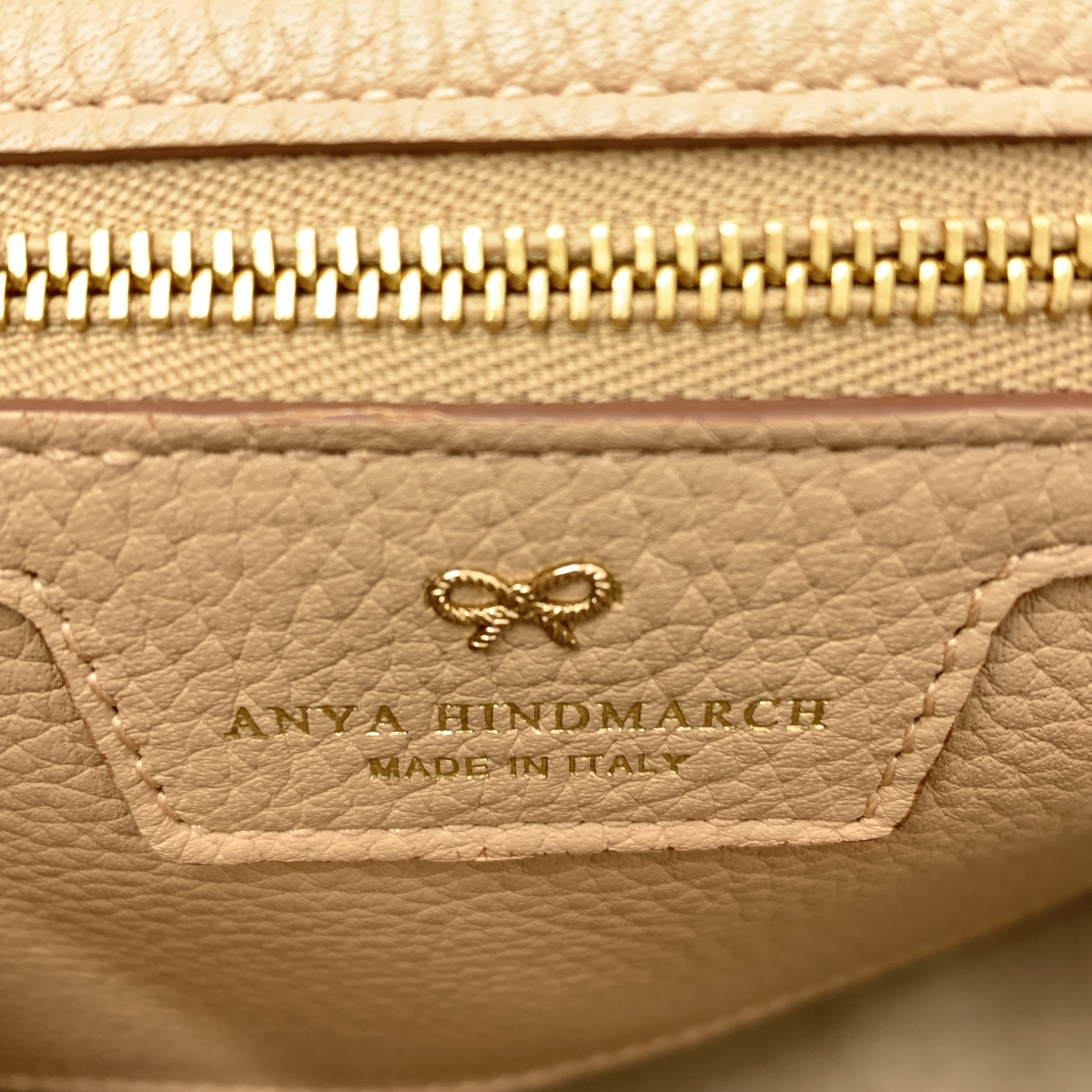 ANYA HINDMARCH / アニヤハインドマーチ BATHURST バサースト 2Way レザー ロープハンドル ショルダー トートバッグ