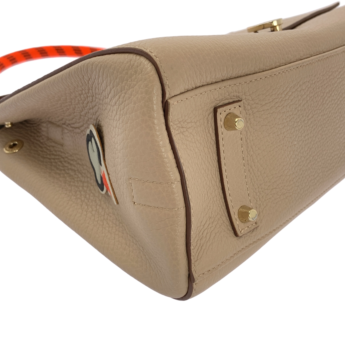 ANYA HINDMARCH / アニヤハインドマーチ BATHURST バサースト 2Way レザー ロープハンドル ショルダー トートバッグ