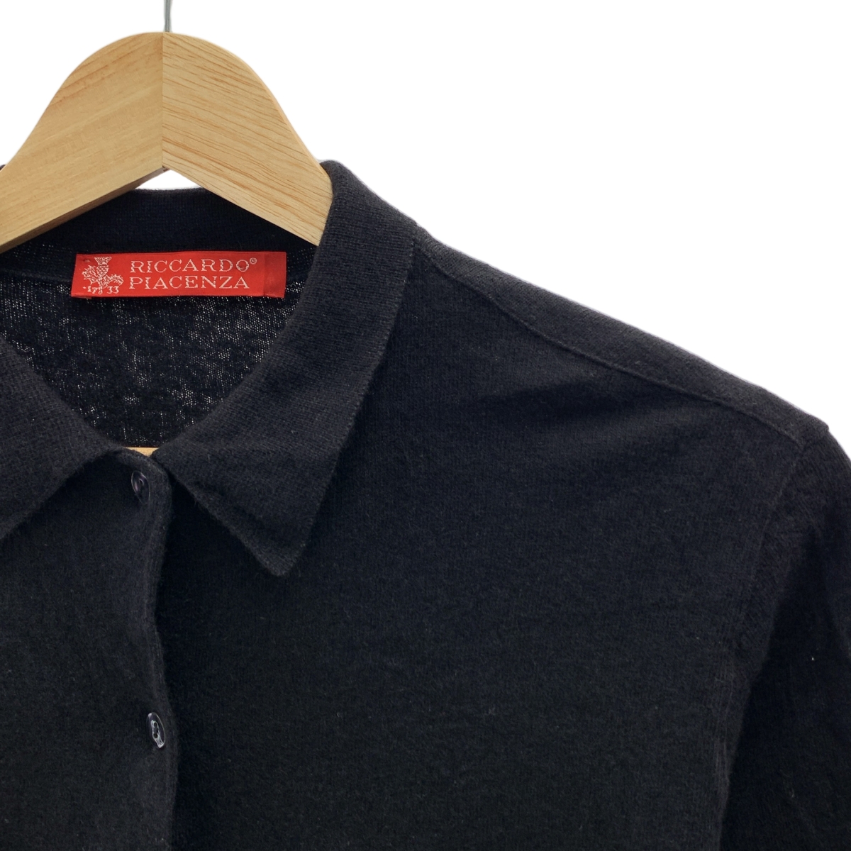 その他 カシミヤ シルク スリット ニット シャツ