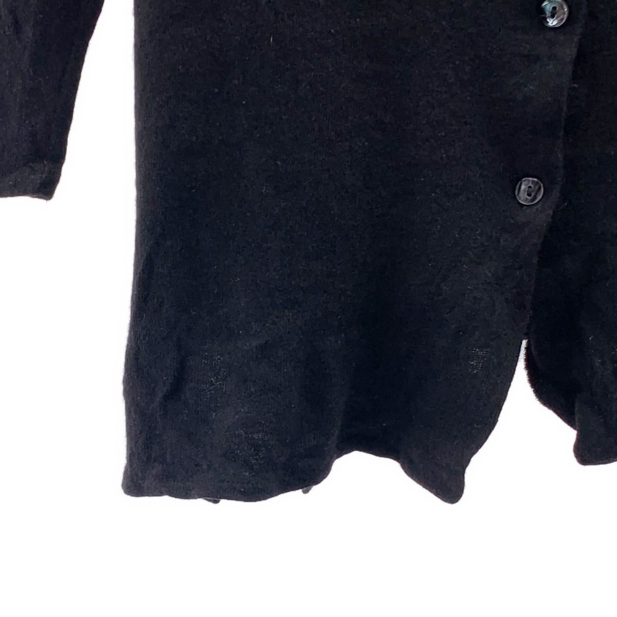 その他 カシミヤ シルク スリット ニット シャツ