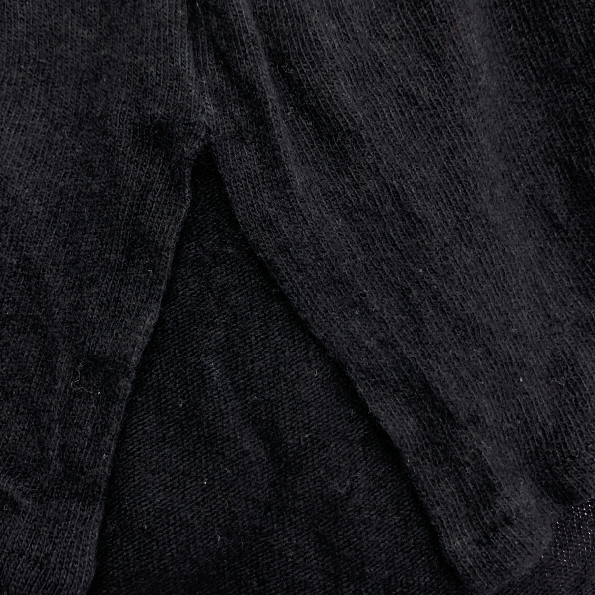 その他 カシミヤ シルク スリット ニット シャツ