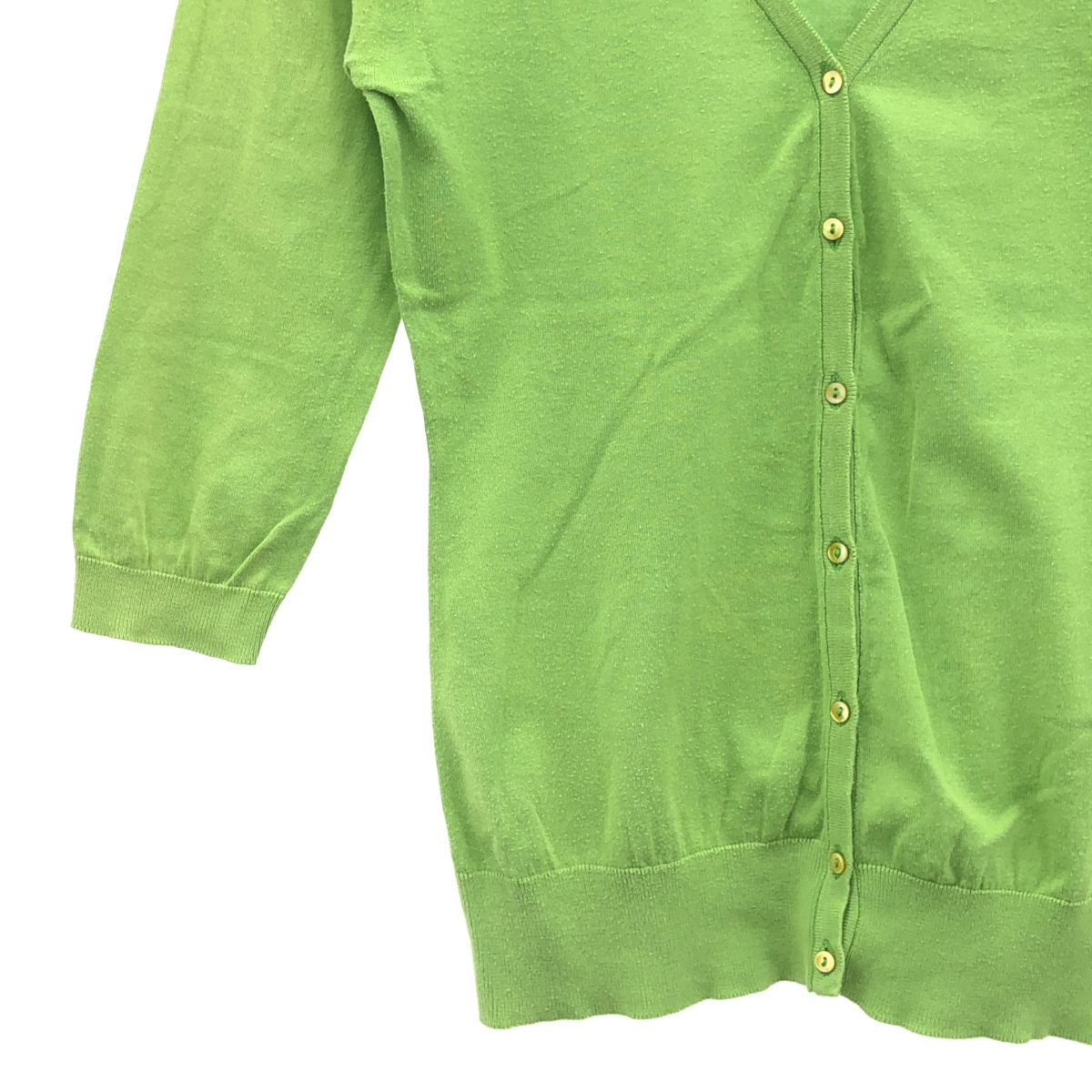 JOHN SMEDLEY / ジョンスメドレー コットンニット 七分袖 カーディガン