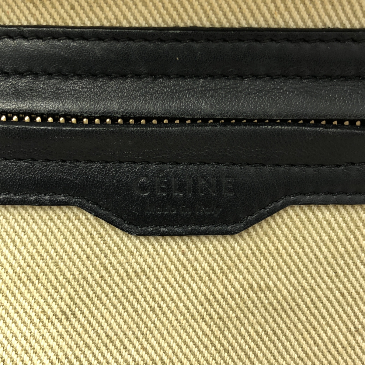 CELINE / セリーヌ by Phoebe Philo フィービー / ラゲージ ファントム テキスタイル ミディアム ハンドバッグ