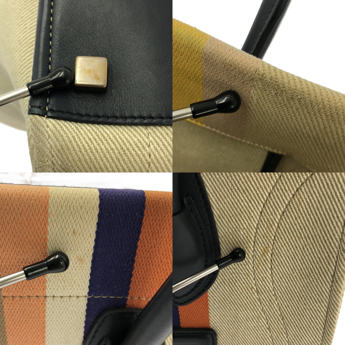 CELINE / セリーヌ by Phoebe Philo フィービー / ラゲージ ファントム テキスタイル ミディアム ハンドバッグ