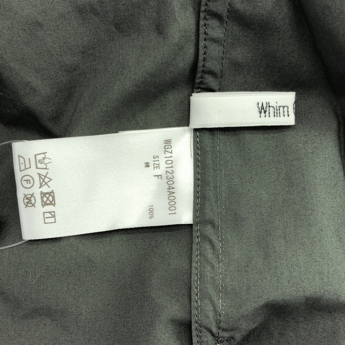 Whim Gazette / ウィムガゼット タイプライターボータイプルオーバー ポケット付き シャツ
