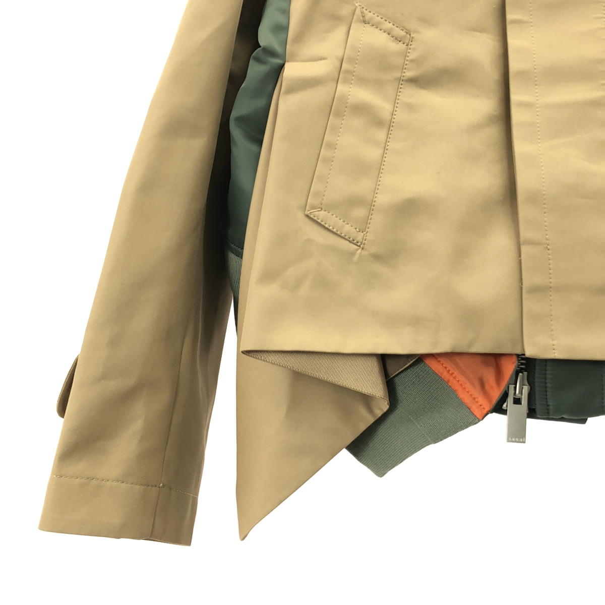 sacai / サカイ ナイロンツイル ドッキング ジャケット