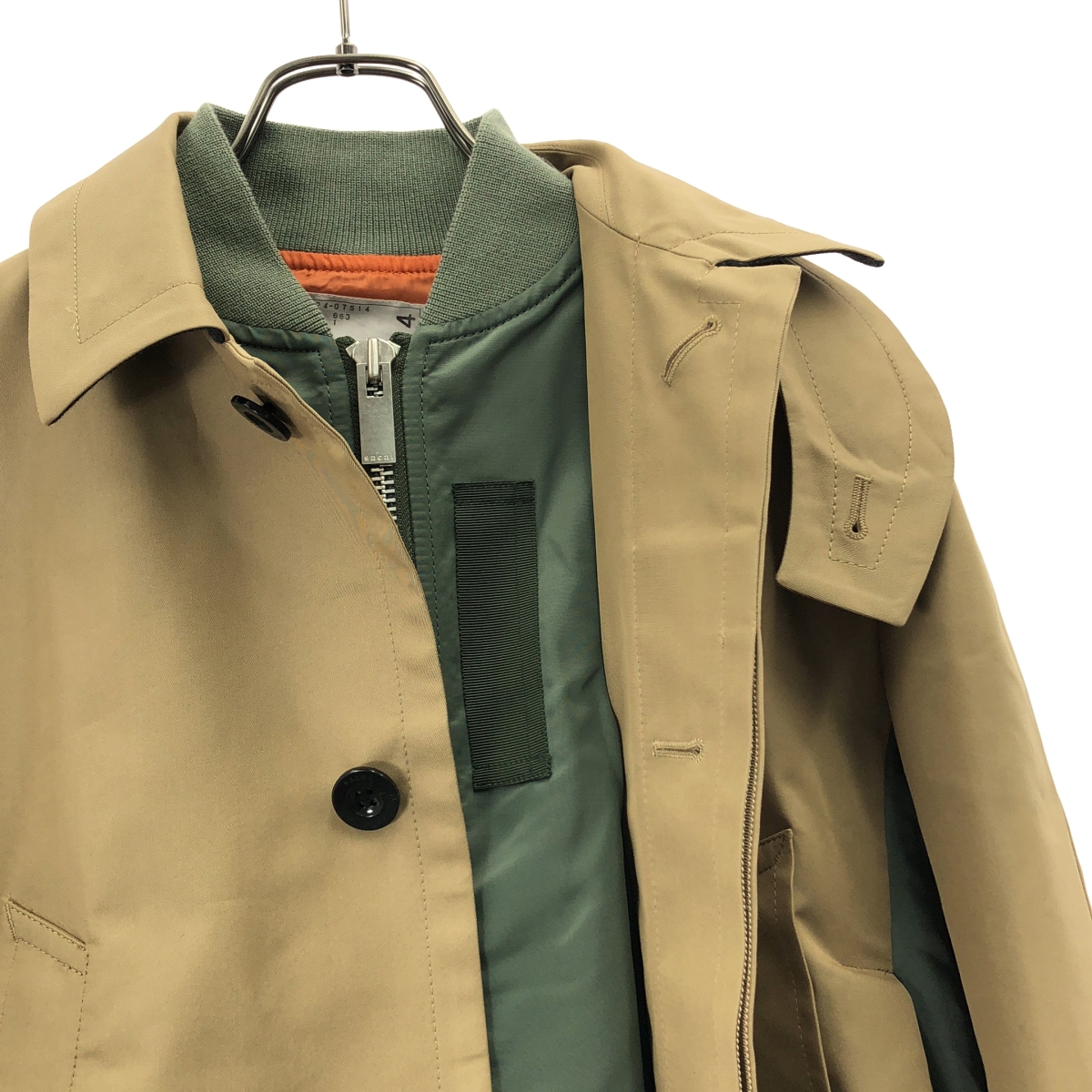 sacai / サカイ ナイロンツイル ドッキング ジャケット