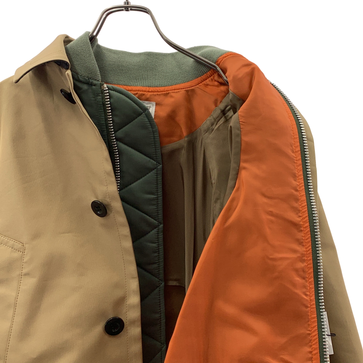 sacai / サカイ ナイロンツイル ドッキング ジャケット