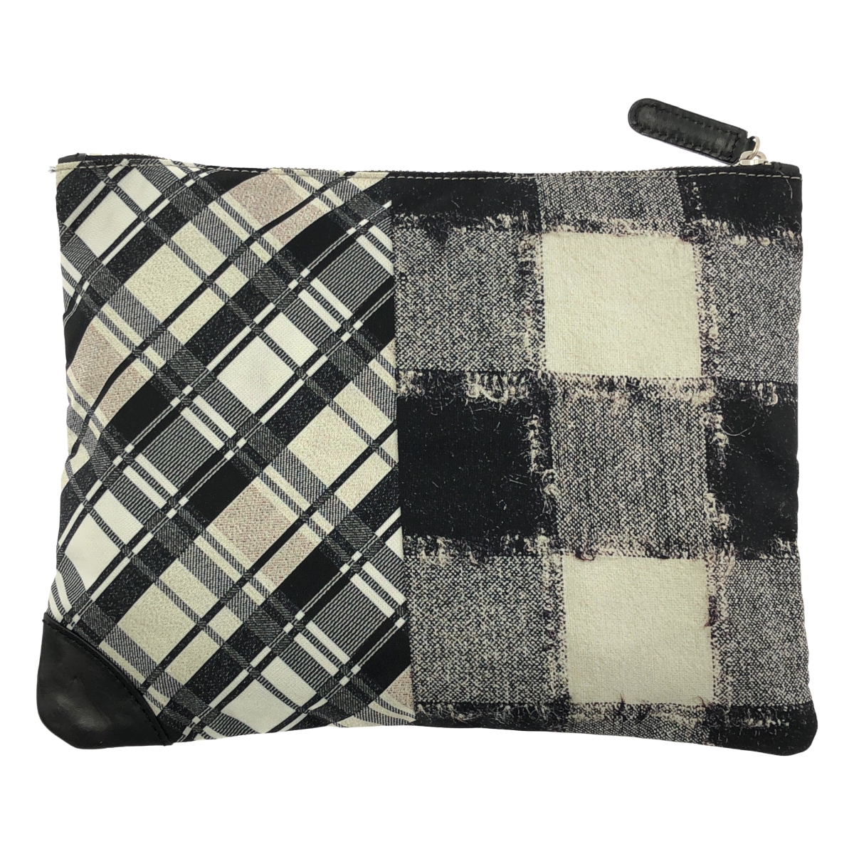 Pierre-Louis Mascia / ピエールルイマシア × Felisi / フェリージ 総柄 ロゴレザーパッチ ポーチ