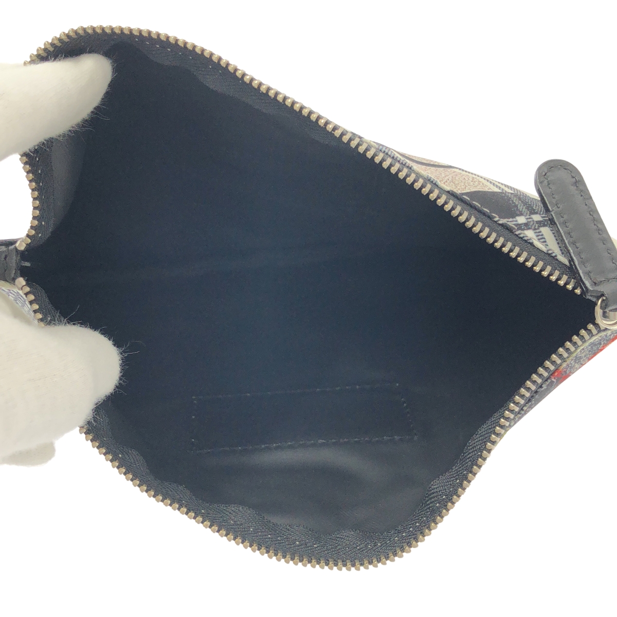 Pierre-Louis Mascia / ピエールルイマシア × Felisi / フェリージ 総柄 ロゴレザーパッチ ポーチ