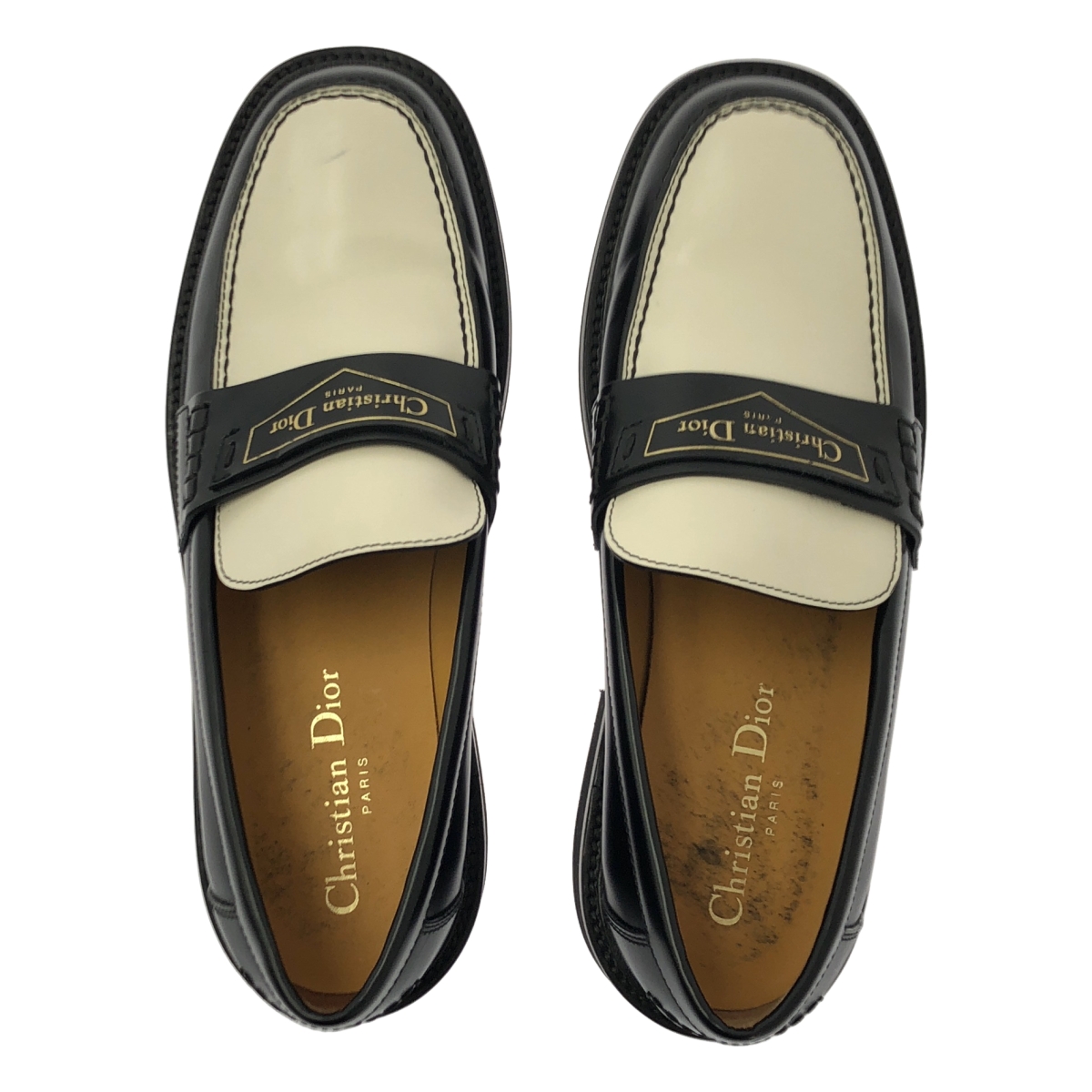 Christian Dior / クリスチャンディオール Dior Boy ディオールボーイ バイカラー レザーローファー