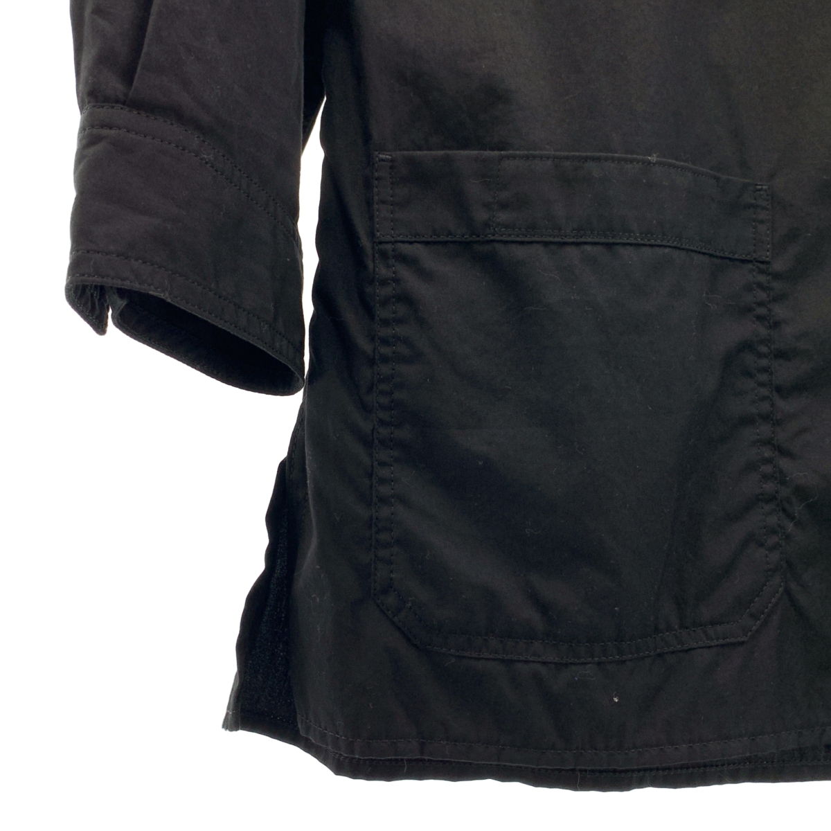 YOHJI YAMAMOTO POUR HOMME / ヨウジヤマモトプールオム CHAIN STITCH BROAD 3PKT SHIRT コットン シャツ