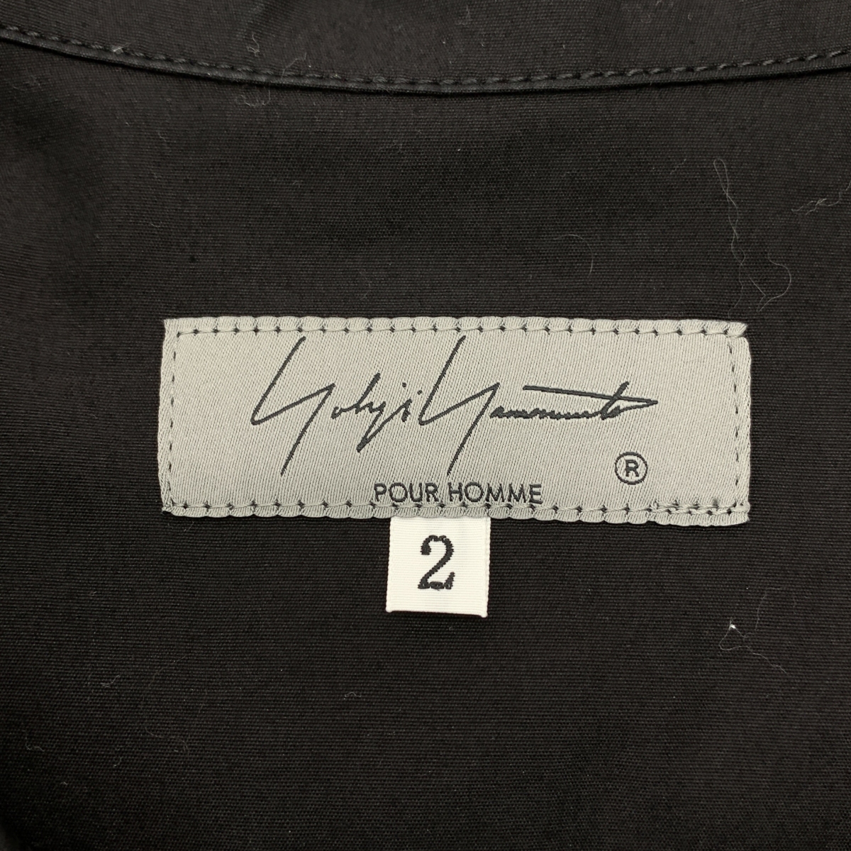 YOHJI YAMAMOTO POUR HOMME / ヨウジヤマモトプールオム CHAIN STITCH BROAD 3PKT SHIRT コットン シャツ