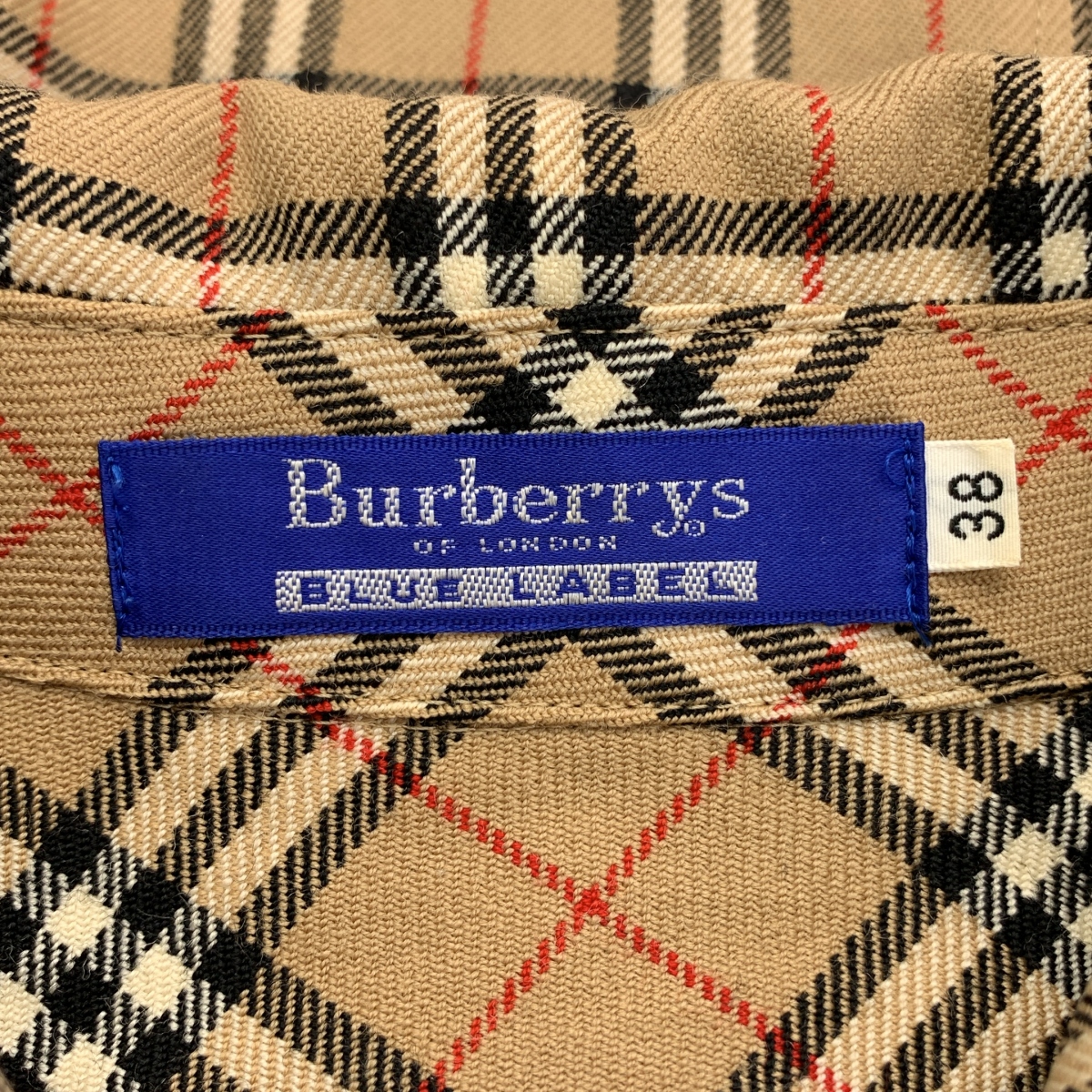 その他 ウール ノバチェック シャツワンピース