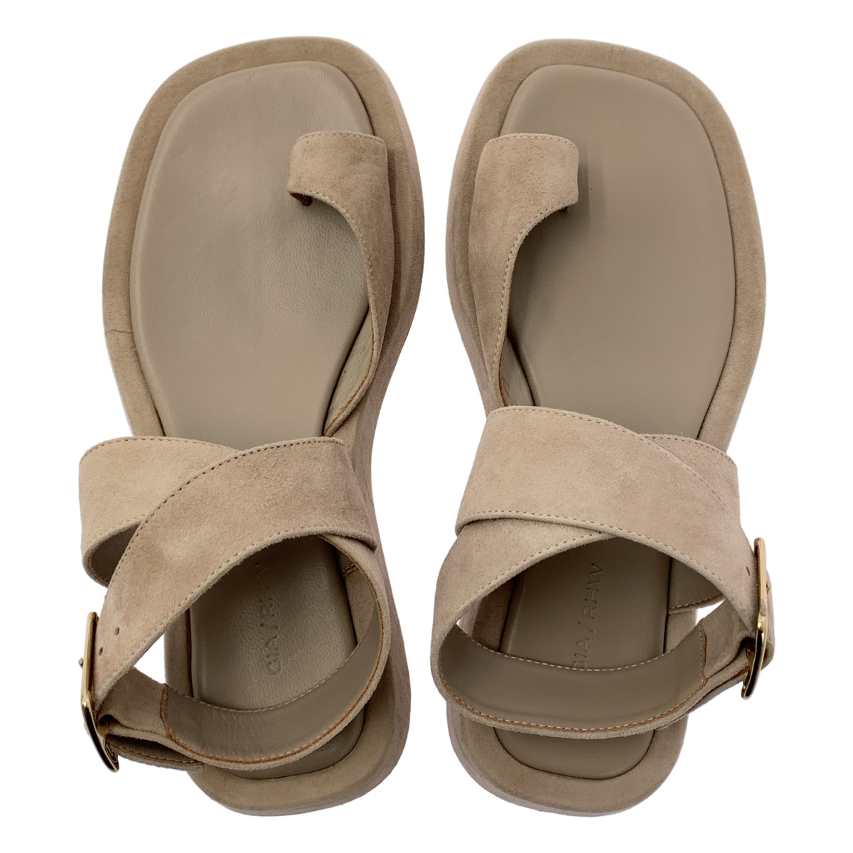 L'Appartement / アパルトモン 別注 GIA / RHW ankle Strap Suede Sandal ストラップ スウェードレザー サンダル