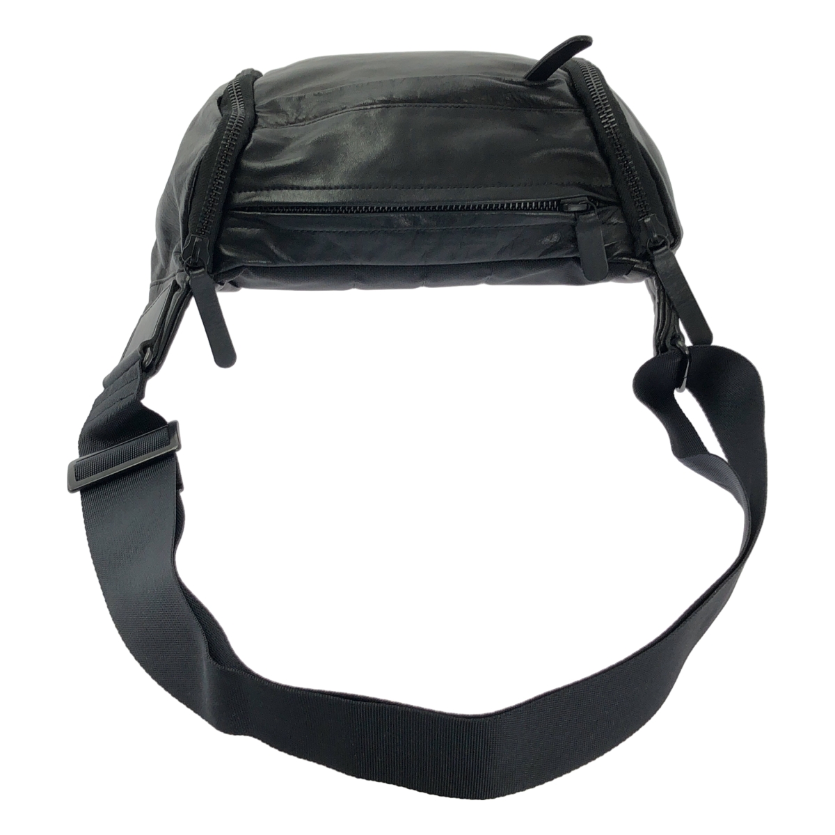 YOHJI YAMAMOTO POUR HOMME / ヨウジヤマモトプールオム SCRATCHED HORSE LEATHER SHOULDER BAG ホースレザー ショルダーバッグ