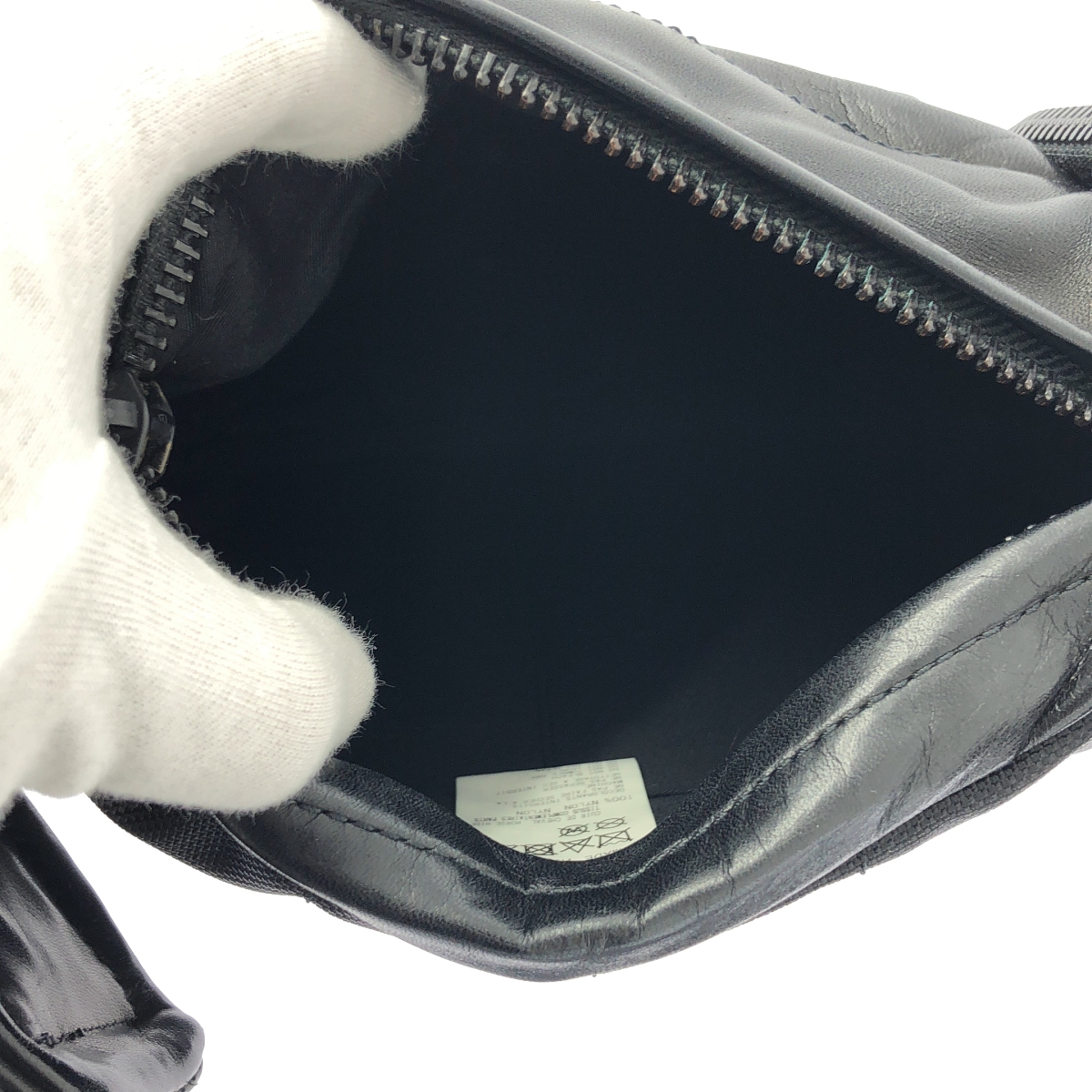 YOHJI YAMAMOTO POUR HOMME / ヨウジヤマモトプールオム SCRATCHED HORSE LEATHER SHOULDER BAG ホースレザー ショルダーバッグ