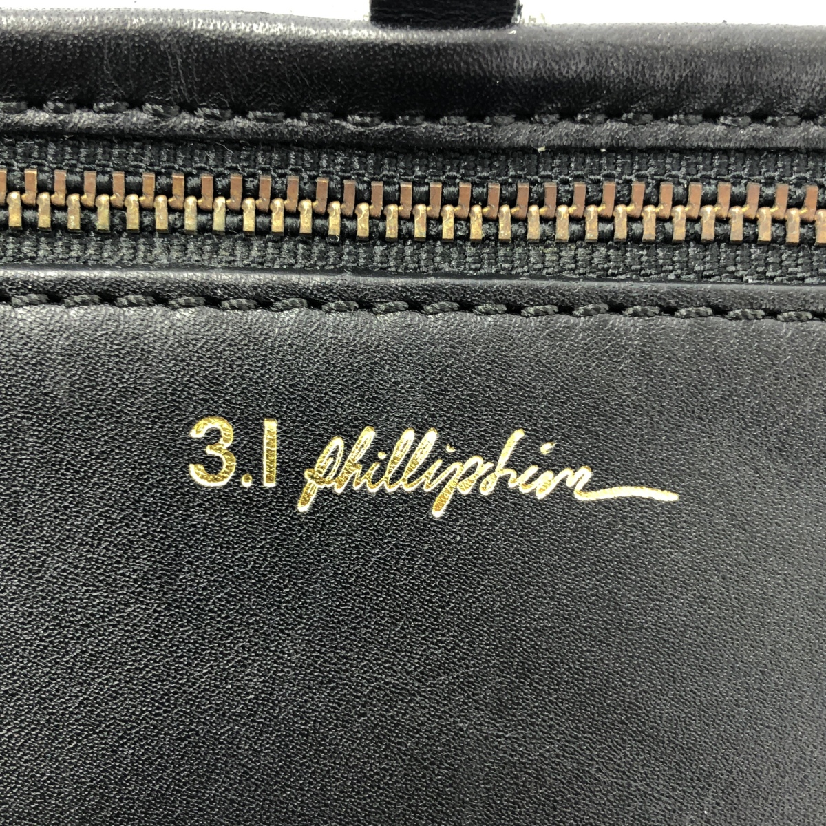 3.1 Phillip Lim / スリーワンフィリップリム レザー バイカラー ジップ トートバッグ