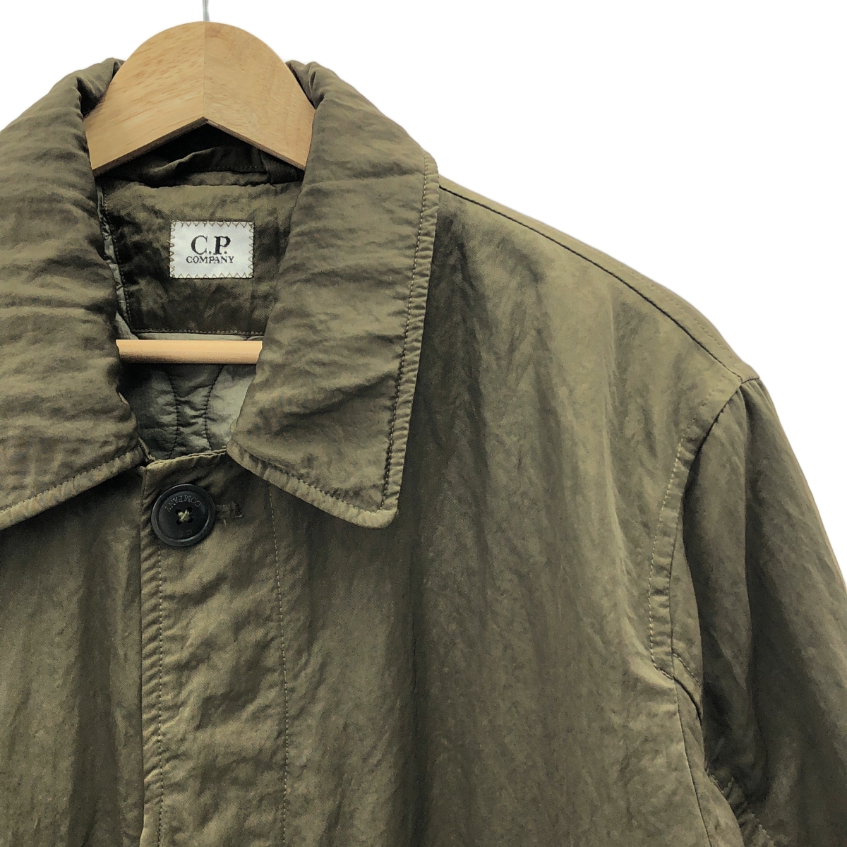 C.P. COMPANY / シーピーカンパニー NYLON B. 中綿キルティングライニング ナイロン ステンカラーコート