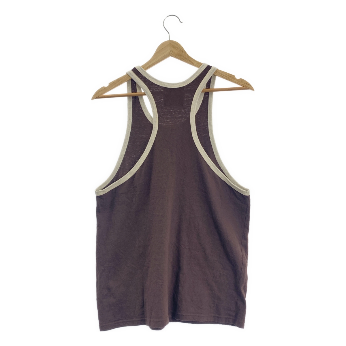 INSCRIRE / アンスクリア Wellness T/T フロッキー プリント コットン タンクトップ