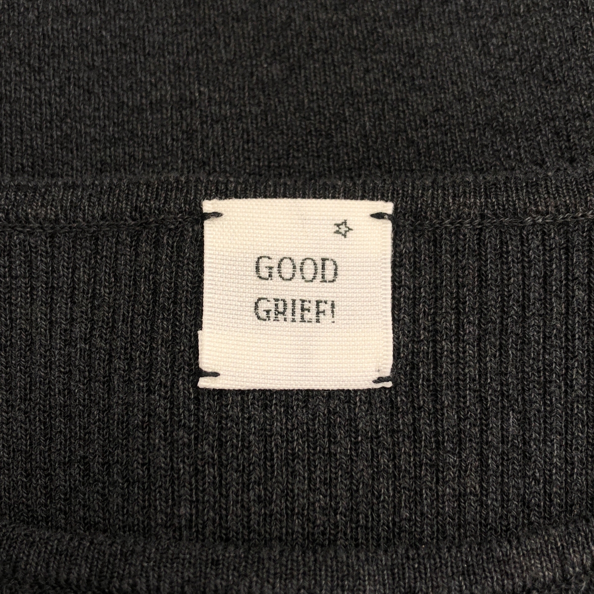 GOOD GRIEF / グッドグリーフ コットン レーヨン リブ タンクトップ カットソー