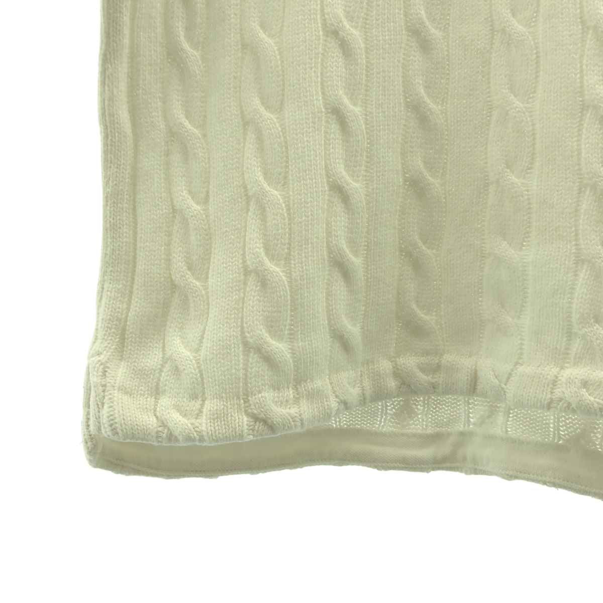 POLO RALPH LAUREN / ポロラルフローレン コットン ケーブル ニット ポロシャツ