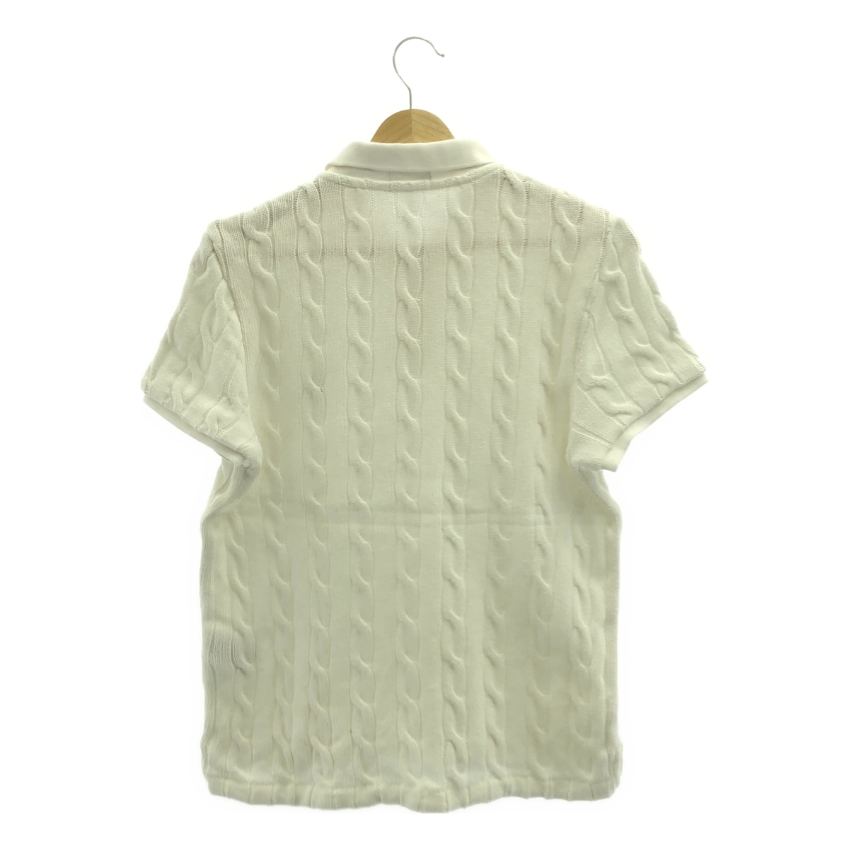 POLO RALPH LAUREN / ポロラルフローレン コットン ケーブル ニット ポロシャツ