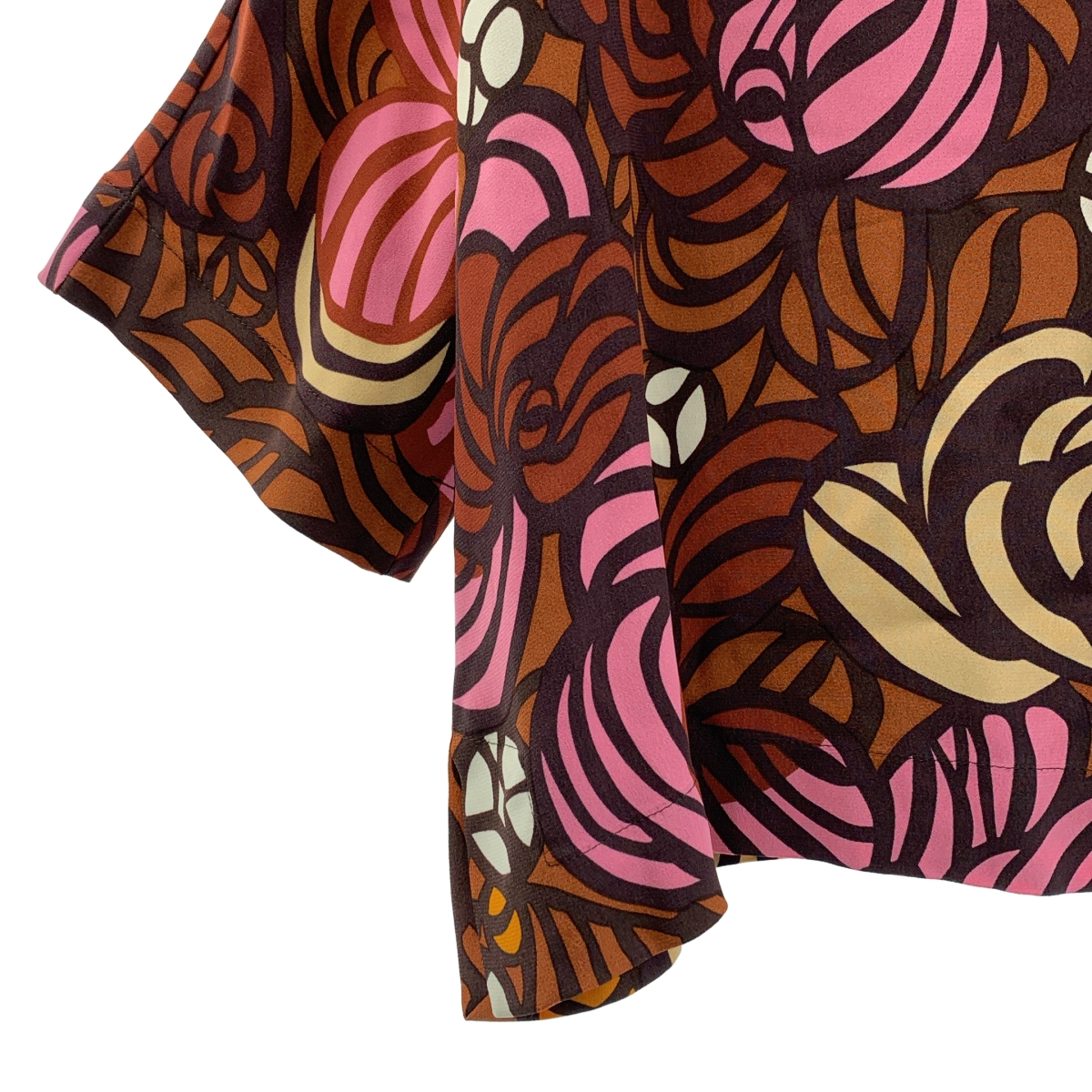 marimekko / マリメッコ Alice Torstai アリストルスタイ 総柄 7分袖 プルオーバーブラウス