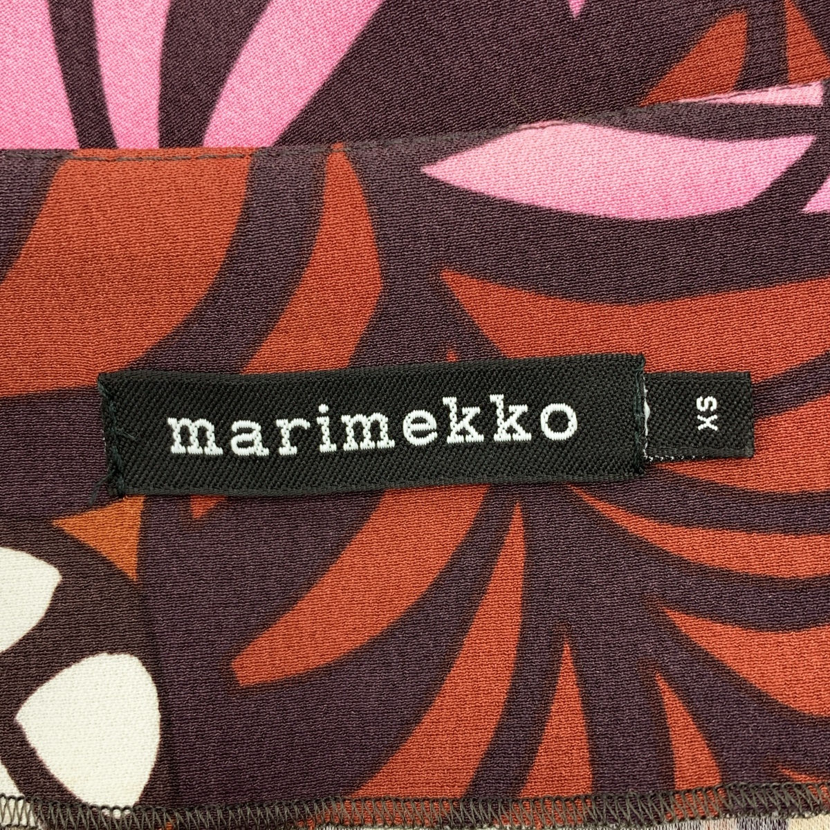 marimekko / マリメッコ Alice Torstai アリストルスタイ 総柄 7分袖 プルオーバーブラウス