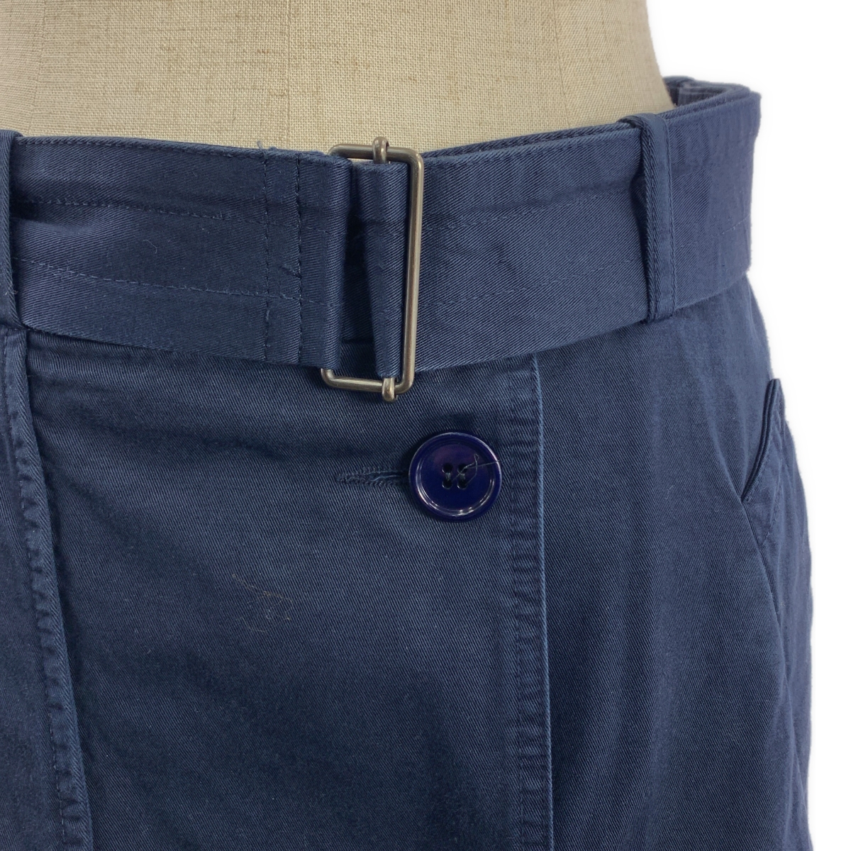 DRIES VAN NOTEN / ドリスヴァンノッテン コットン トレンチ ラップ スカート