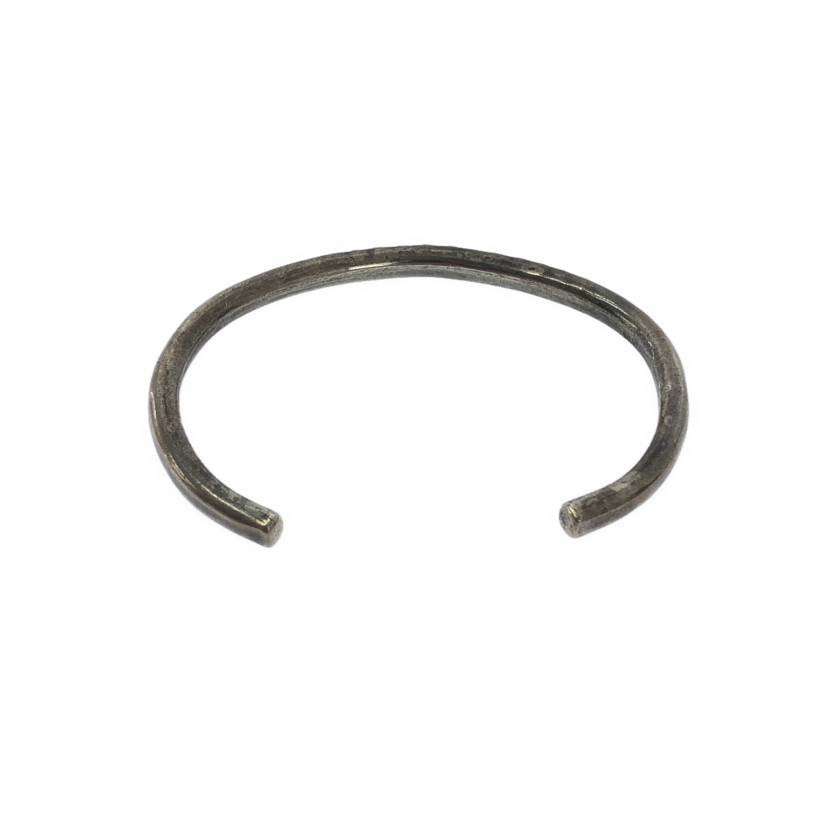 Indian Jewelry / インディアンジュエリー スタンプワーク ナロー バングル 刻印無し