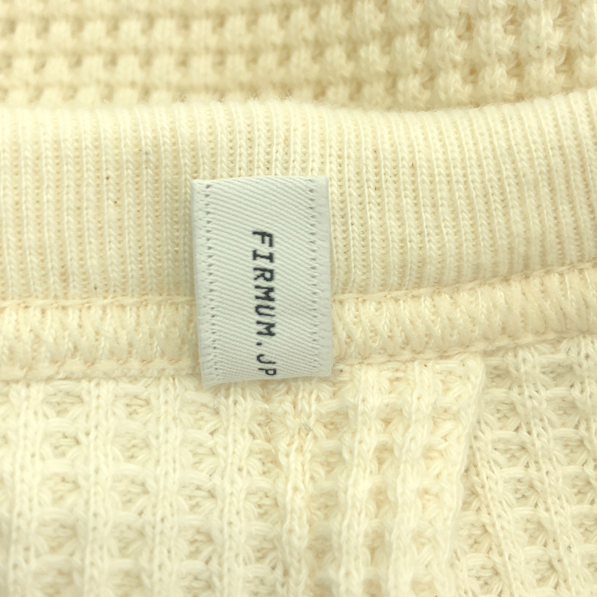 FIRMUM / フィルマム オーバーシルエット サーマル カットソー