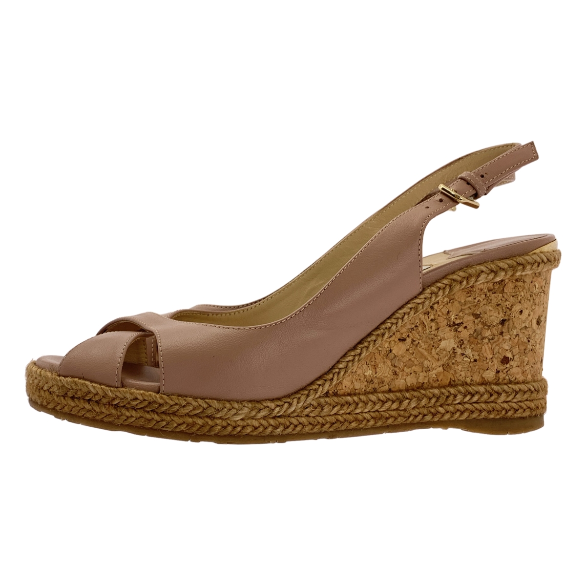 JIMMY CHOO / ジミーチュウ AMELY アメリー レザー コルク ウェッジソール サンダル