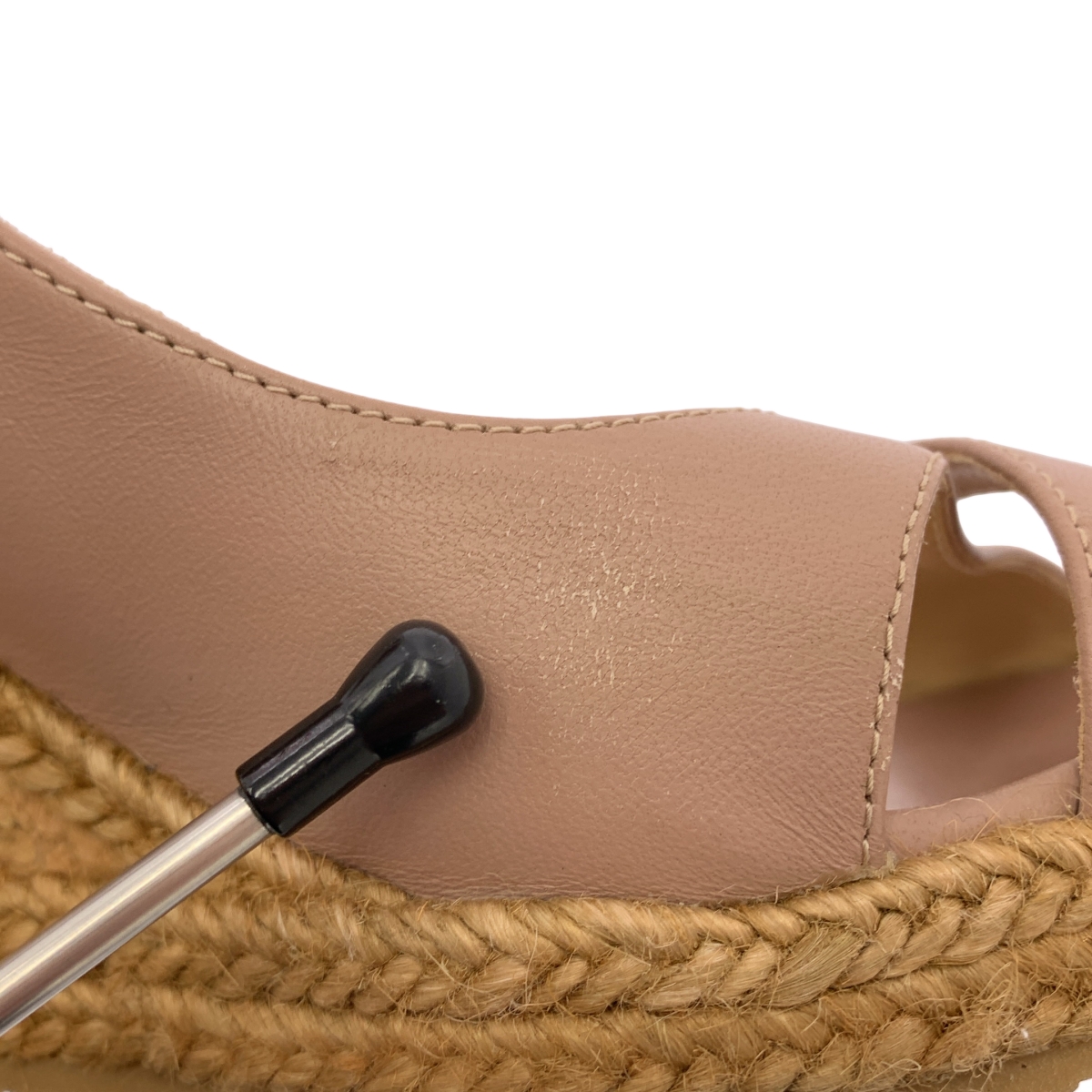 JIMMY CHOO / ジミーチュウ AMELY アメリー レザー コルク ウェッジソール サンダル