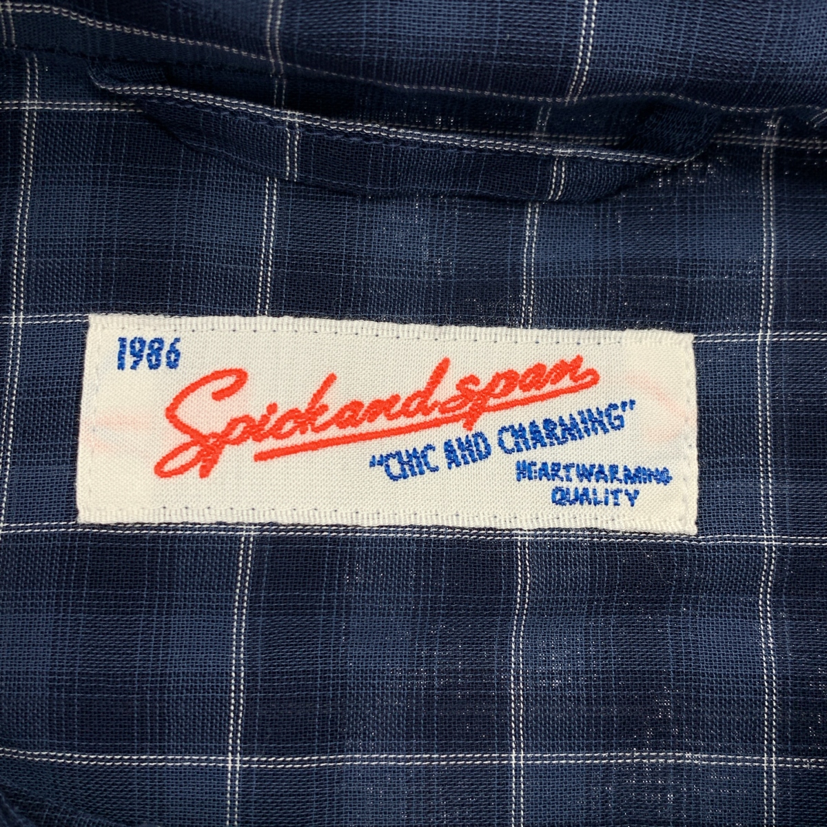 Spick and Span / スピックアンドスパン コットンボイルチェックシャツ