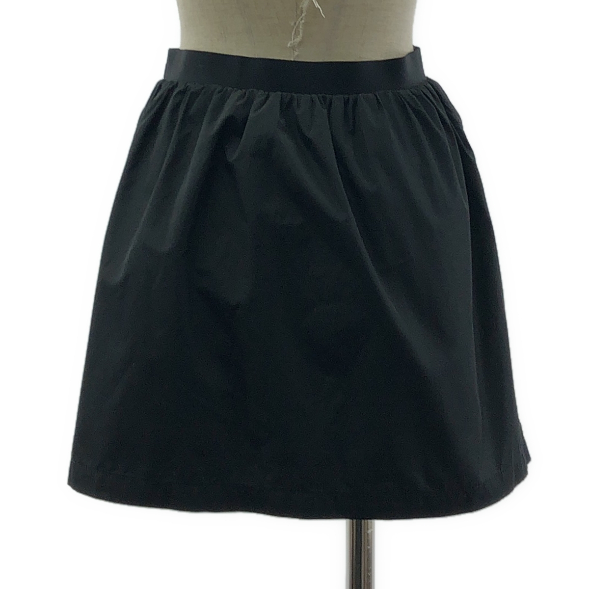 miu miu / ミュウミュウ Technical Silk Mini skirt テクノ シルク ロゴ ミニ スカート