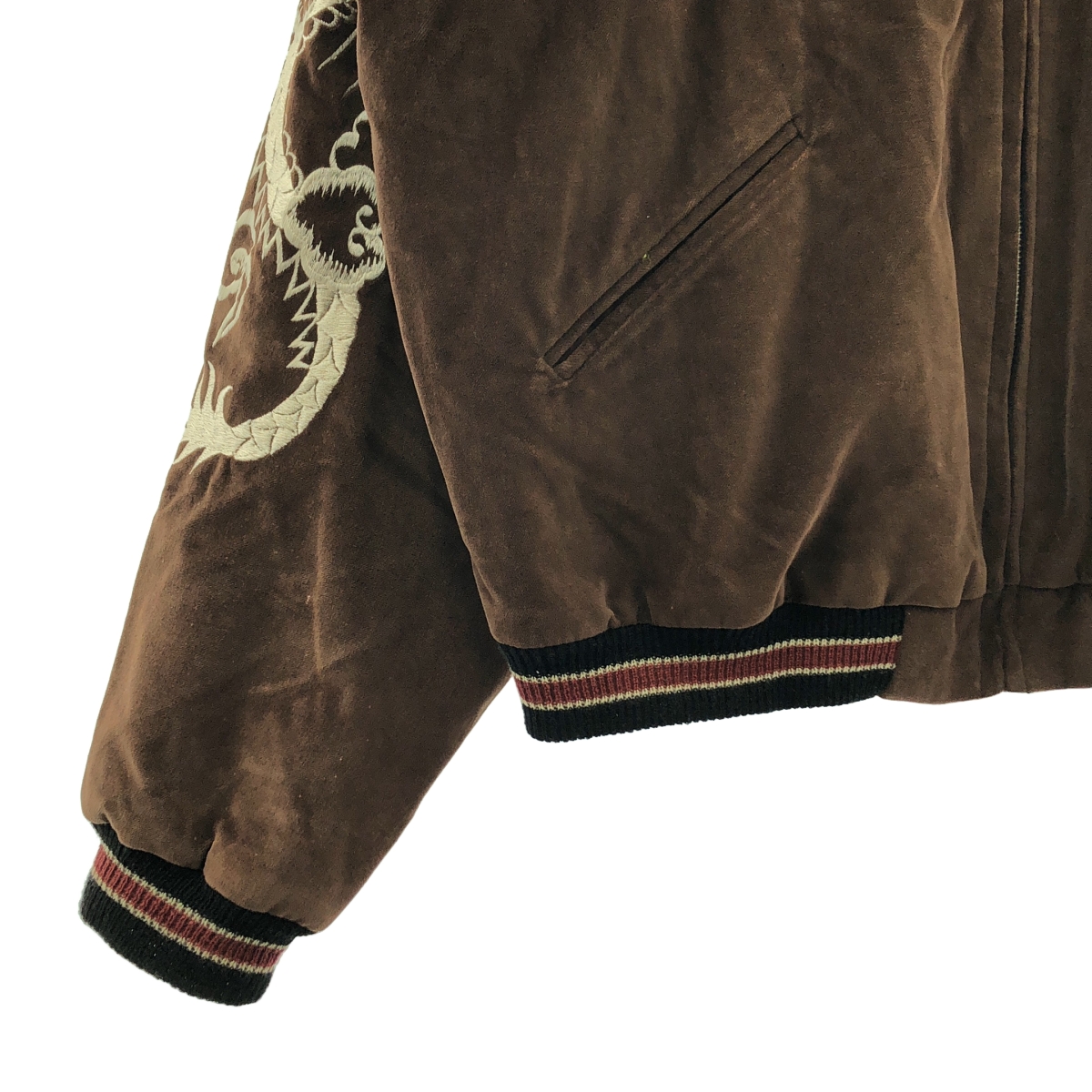 東洋エンタープライズ / トウヨウエンタープライズ Aloha Hawaii / リバーシブル ベロア × サテン エンブロイダリー スカジャン ジャケット