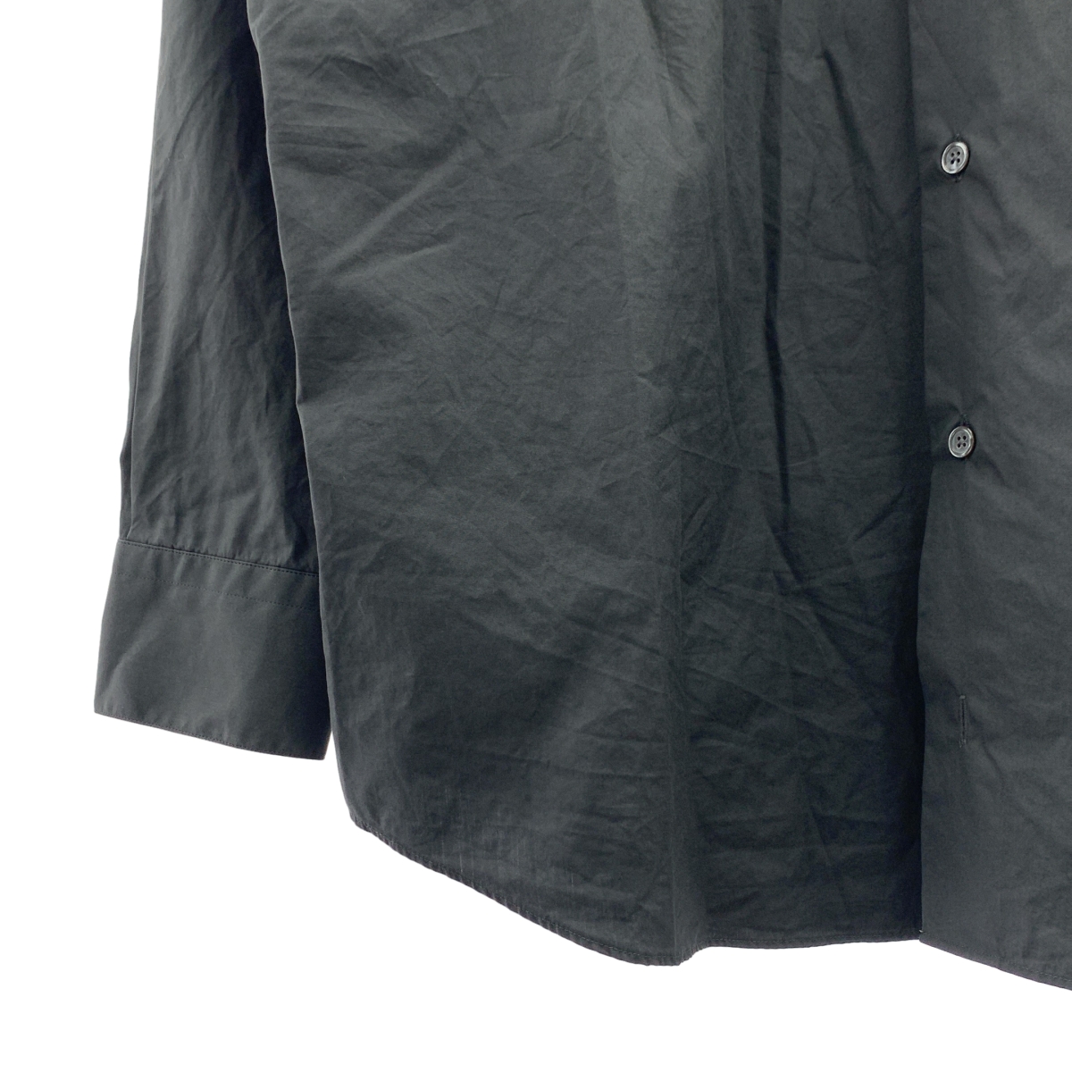 HERMES / エルメス コットン タイカラー セリエボタン オーバーシルエット シャツ