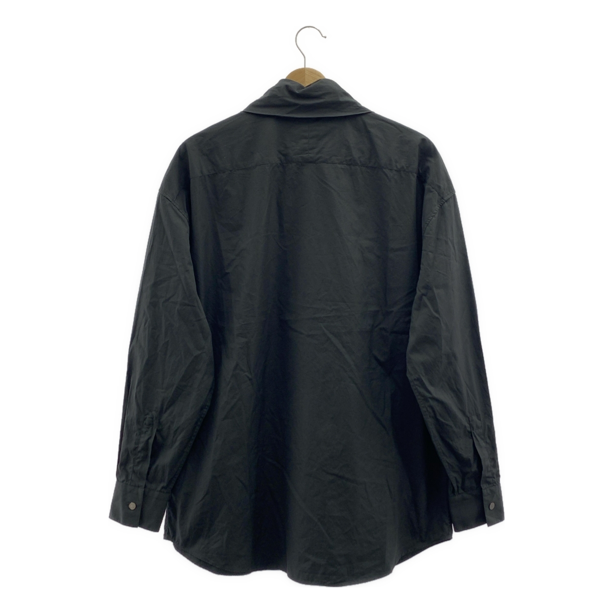 HERMES / エルメス コットン タイカラー セリエボタン オーバーシルエット シャツ