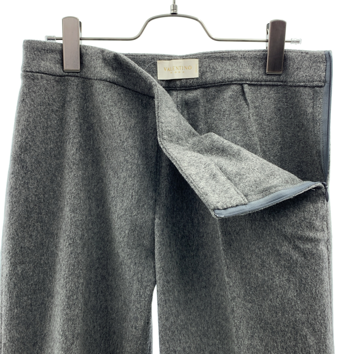 VALENTINO / ヴァレンティノ ウール サイドジップ スラックス パンツ