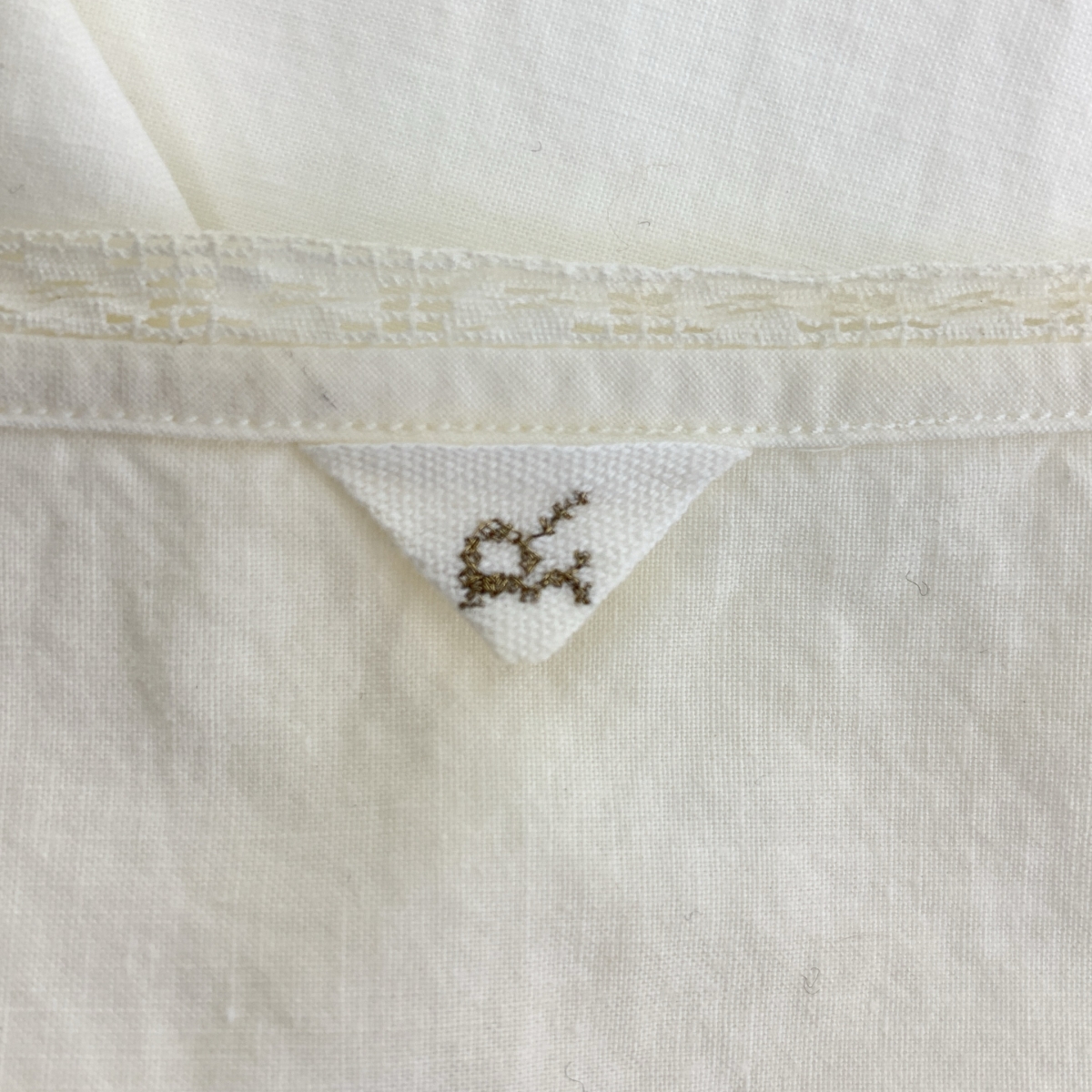 45r / フォーティファイブアール レース カットワーク刺しゅう プルオーバー ノースリーブブラウス