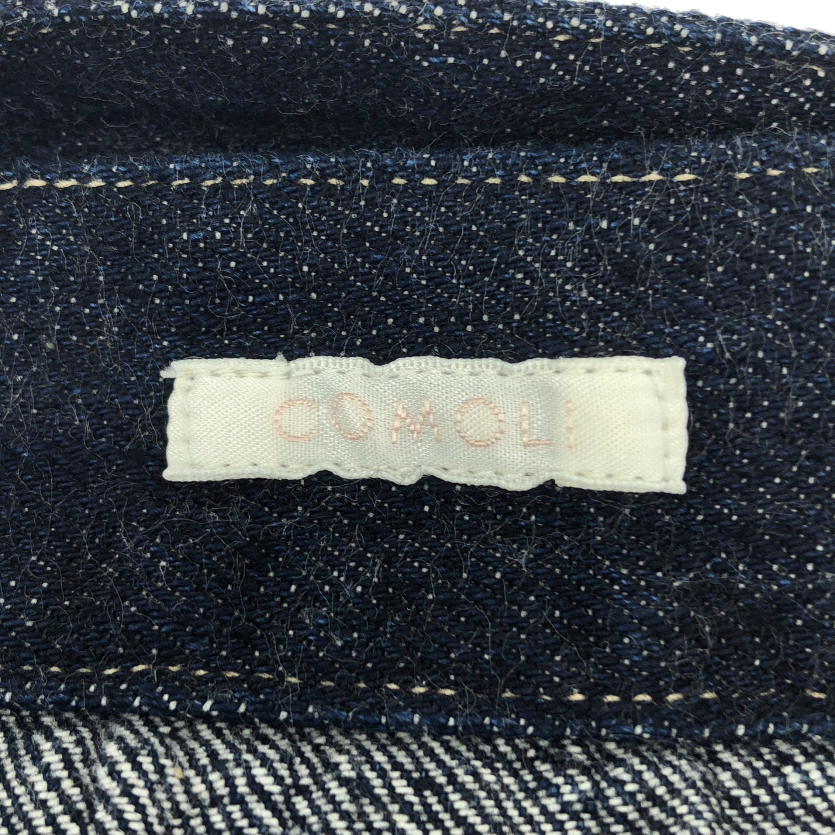 COMOLI / コモリ デニムベルテッドパンツ