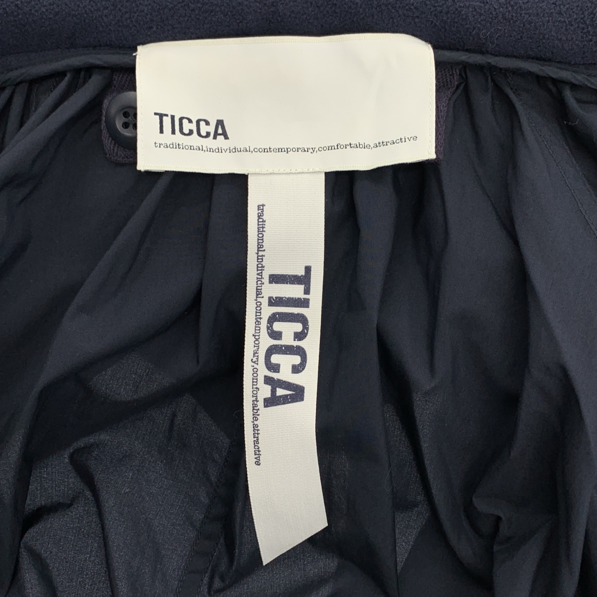 TICCA / ティッカ ライニング付 モッズコート