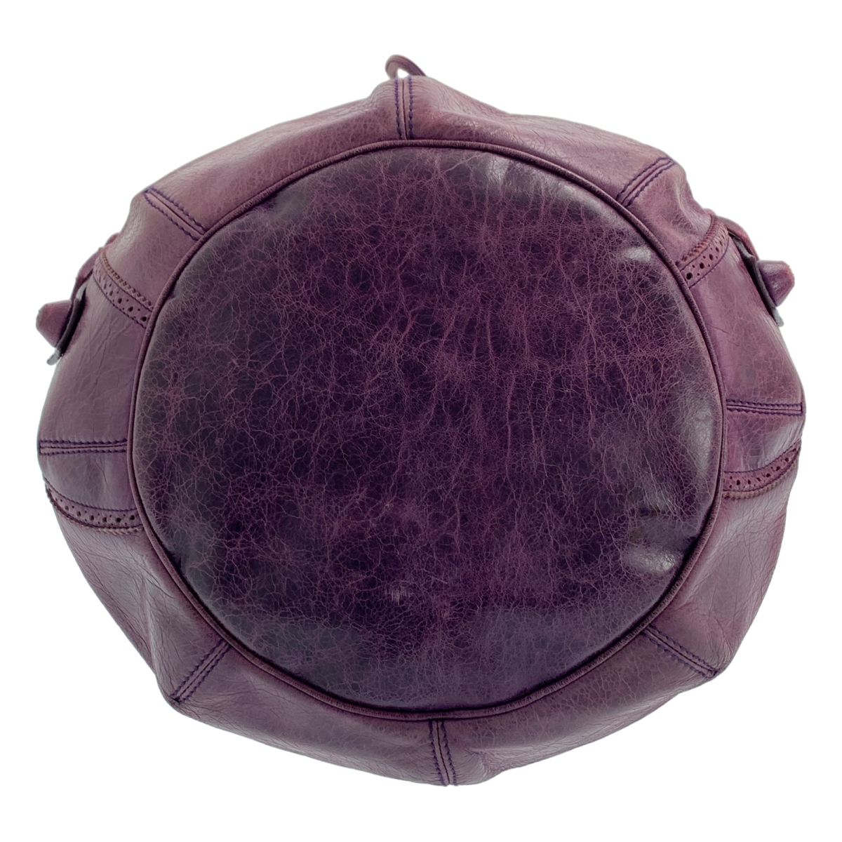 BALENCIAGA / バレンシアガ ジャイアント ポンポン 2Way 巾着 レザー ショルダーバッグ