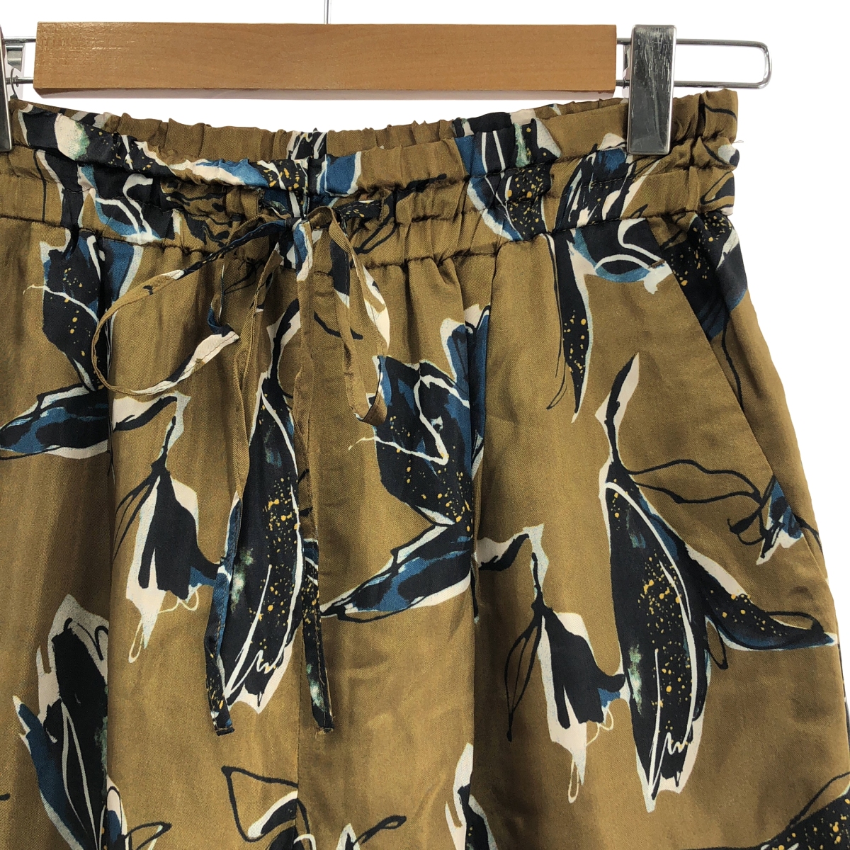 SACRA / サクラ 総柄 ドローストリング イージーパンツ