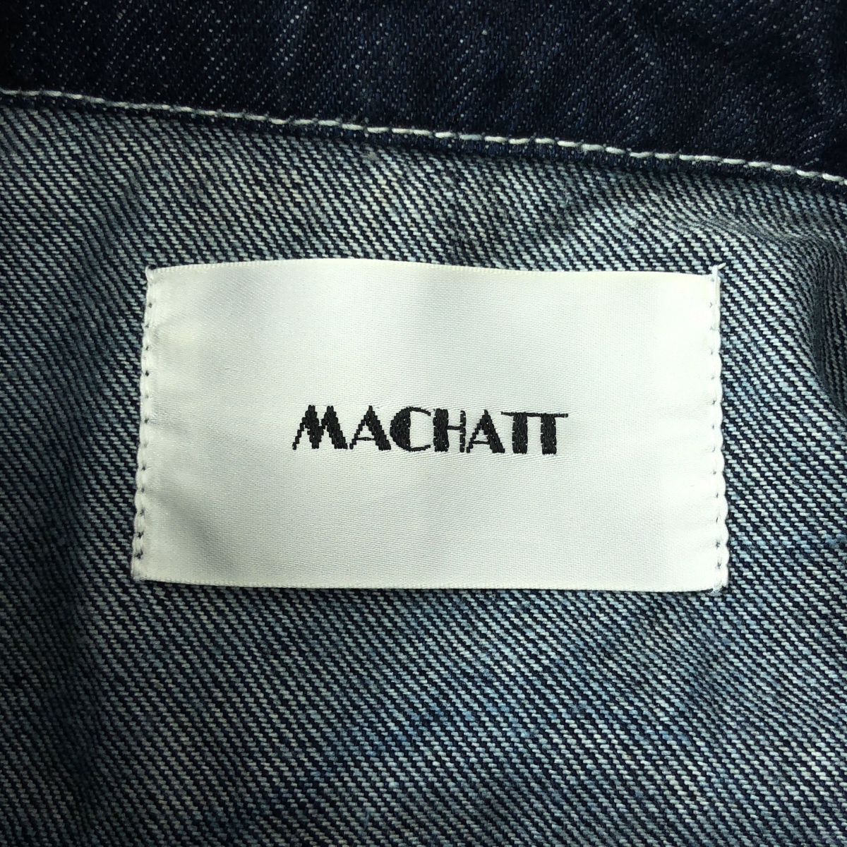 MACHATT / マチャット オーバー デニム ベスト