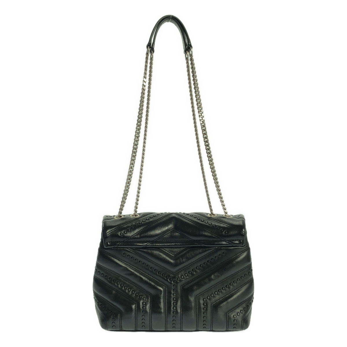 SAINT LAURENT PARIS / サンローランパリ Loulou ルル / スモール スタッズ チェーン ショルダー バッグ