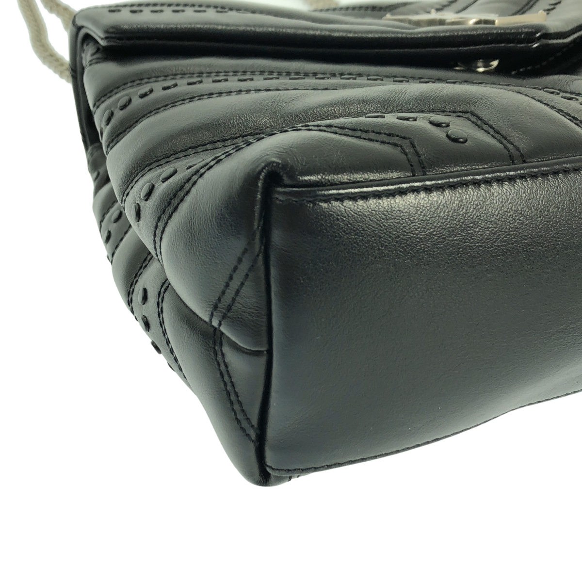 SAINT LAURENT PARIS / サンローランパリ Loulou ルル / スモール スタッズ チェーン ショルダー バッグ